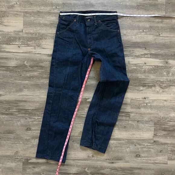 Vintage 70s Tuff Nut Dark Wash Denim Jeans Size 32X31 - Picture 10 of 10